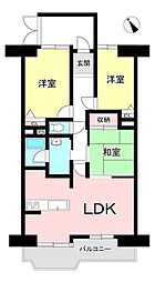 ラビデンス桃花台 3LDKの間取図画像