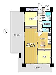 間取図画像 2SLDK