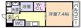 AlettA合川町 307 ｜ 福岡県久留米市合川町（賃貸マンション1K・3階・27.20㎡） その2