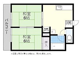 モア明野 305 ｜ 大分県大分市大字小池原1103番（賃貸マンション2K・3階・33.21㎡） その2