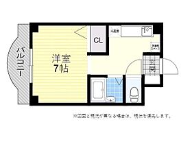 ボン長田 206 ｜ 大分県大分市今津留１丁目2番7号（賃貸マンション1K・2階・26.25㎡） その2