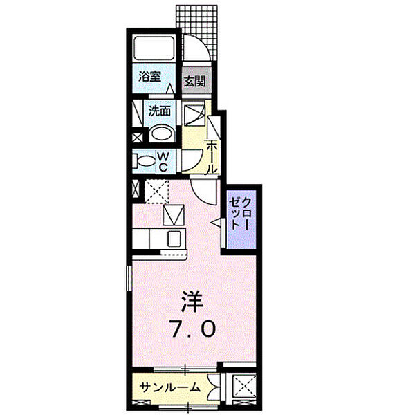 ピアチェーレ　六本松 105｜大分県大分市大字津留(賃貸アパート1R・1階・32.23㎡)の写真 その2