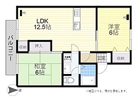 アスール三佐 102 ｜ 大分県大分市三佐４丁目1番1号（賃貸アパート2LDK・1階・53.46㎡） その2