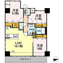 GLANZ Kyoei　6 402 ｜ 大分県大分市賀来西１丁目12番39号（賃貸マンション3LDK・4階・82.94㎡） その2