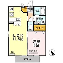 ルミエール3 106 ｜ 大分県大分市田中町３丁目12番83号（賃貸アパート1LDK・1階・40.29㎡） その2