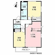 セピアコート2 202 ｜ 大分県大分市畑中２丁目3番7号（賃貸アパート2LDK・2階・54.78㎡） その2