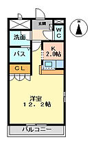 クレア　フィオーレ 201 ｜ 大分県大分市賀来西２丁目1番55号（賃貸アパート1K・2階・36.00㎡） その2