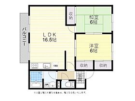 リバーサイド北浦 A201 ｜ 大分県大分市須賀２丁目7番20号（賃貸アパート2LDK・2階・58.00㎡） その2