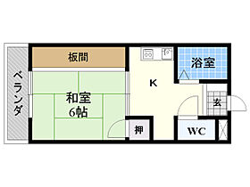 第3ブルースカイ 206 ｜ 大分県大分市大字政所2617番1号（賃貸マンション1K・2階・22.89㎡） その2