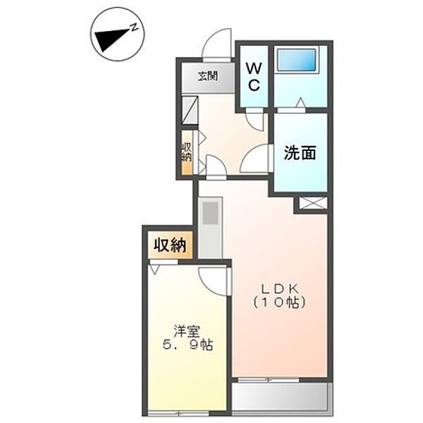 コーポサイカ 101｜大分県大分市大字常行(賃貸アパート1LDK・1階・40.93㎡)の写真 その2