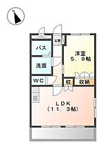 シーウィンド1 101 ｜ 大分県大分市大在浜２丁目5番26号（賃貸アパート1LDK・1階・41.04㎡） その2