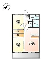 WINDOM翼 202 ｜ 大分県大分市大字森町629番（賃貸アパート2LDK・2階・58.00㎡） その2