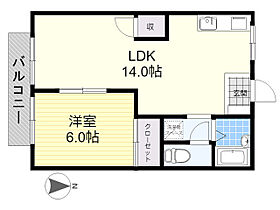 プレジール堂園2 102 ｜ 大分県大分市大字関園101番1号（賃貸アパート1LDK・1階・40.00㎡） その2