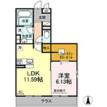 フォルトゥーナ横尾Ａ・Ｂ　Ａ棟 101 ｜ 大分県大分市横尾東町３丁目2番1号（賃貸アパート1LDK・1階・48.68㎡） その2