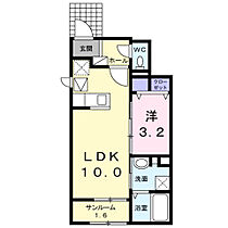 スターブル．Ｔ 105 ｜ 大分県大分市大字猪野1480番（賃貸アパート1LDK・1階・36.22㎡） その2