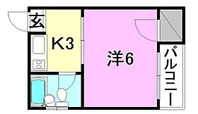 第二曙マンション 301 号室 ｜ 愛媛県松山市緑町2丁目（賃貸マンション1K・3階・17.43㎡） その2