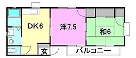 大西ハイツ 202 号室 ｜ 愛媛県東温市樋口（賃貸アパート2DK・2階・43.80㎡） その2