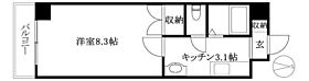 ブラウンハイム味酒 505 号室 ｜ 愛媛県松山市味酒町2丁目（賃貸マンション1K・5階・25.20㎡） その2