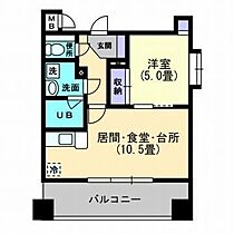 松山ウエスティン 901 号室 ｜ 愛媛県松山市二番町1丁目（賃貸マンション1LDK・9階・38.57㎡） その2