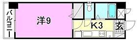 アマーレ中央 405 号室 ｜ 愛媛県松山市中央1丁目（賃貸マンション1K・4階・28.06㎡） その2