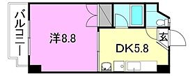 ラッセルスクエア松山市駅 A・B棟 B416 号室 ｜ 愛媛県松山市永代町（賃貸マンション1DK・4階・27.90㎡） その2