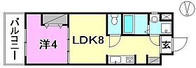 ＧＲＡＣＥ　ＤＥＵＸＩＥＭＥ（グレースドゥジエム） 502 号室 ｜ 愛媛県松山市立花2丁目（賃貸マンション1LDK・5階・28.81㎡） その2