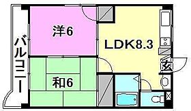 ＹＴＭ中村 703 号室 ｜ 愛媛県松山市中村5丁目（賃貸マンション2LDK・7階・40.92㎡） その2