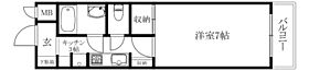 サンエイハイツ萱町 307 号室 ｜ 愛媛県松山市萱町6丁目（賃貸マンション1K・3階・24.75㎡） その2