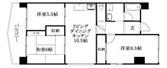 物件の間取り