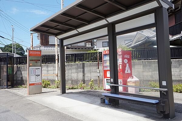 画像22:津田団地前 バス停