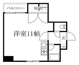 フローリッシュ大和 505 号室 ｜ 愛媛県松山市喜与町2丁目（賃貸マンション1R・5階・25.86㎡） その2