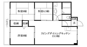 カーサグラン余戸 501 号室 ｜ 愛媛県松山市余戸東2丁目（賃貸マンション3LDK・5階・73.60㎡） その2