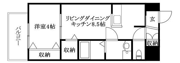 ＧＲＡＮＤＥ　ＡＲＣＨＥ　ＥＤＡＭＡＴＳＵ 904 号室｜愛媛県松山市枝松4丁目(賃貸マンション1LDK・9階・35.94㎡)の写真 その1