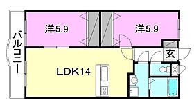 ブライムアヴェニール 303 号室 ｜ 愛媛県松山市古川北1丁目（賃貸マンション2LDK・3階・57.00㎡） その2