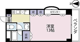 ハピネスイン1 405 号室 ｜ 愛媛県松山市南江戸3丁目（賃貸マンション1R・4階・35.20㎡） その2