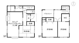 河原借家 C 号室 ｜ 愛媛県松山市居相3丁目（賃貸一戸建3LDK・1階・80.00㎡） その2