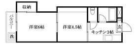 コーポ福住2 203 号室 ｜ 愛媛県松山市福音寺町（賃貸マンション2K・2階・30.06㎡） その2