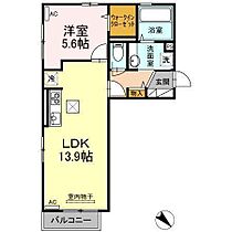 Ｇｒａｎｄ－ｒｏｏｍ朝日ヶ丘2 103 号室 ｜ 愛媛県松山市朝日ケ丘2丁目（賃貸アパート1LDK・1階・47.10㎡） その2