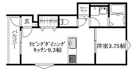 ＬＵＭＩＥＬＥ高岡 107 号室 ｜ 愛媛県松山市高岡町（賃貸アパート1LDK・1階・31.05㎡） その2