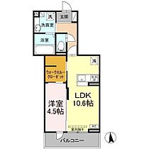 フェリシア朝生田 203 号室 ｜ 愛媛県松山市朝生田町5丁目（賃貸アパート1LDK・2階・42.64㎡） その2