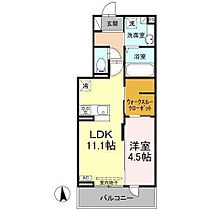 フェリシア朝生田 302 号室 ｜ 愛媛県松山市朝生田町5丁目（賃貸アパート1LDK・3階・42.67㎡） その2