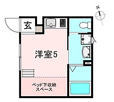 Casa Pacifica Takasago 103 号室 ｜ 愛媛県松山市高砂町1丁目（賃貸アパート1R・1階・18.79㎡） その2