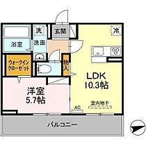 ルーチェ道後 302 号室 ｜ 愛媛県松山市上市2丁目（賃貸アパート1LDK・3階・40.05㎡） その2