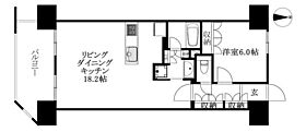 レーベン松山三番町ONE TOWER 402 号室 ｜ 愛媛県松山市三番町1丁目（賃貸マンション1LDK・4階・54.00㎡） その1