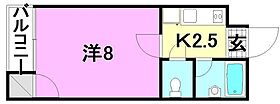 F愛光マンション 110 号室 ｜ 愛媛県松山市福音寺町（賃貸マンション1K・1階・22.51㎡） その2