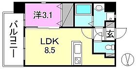 アルファプレミアム高砂 505 号室 ｜ 愛媛県松山市高砂町1丁目（賃貸マンション1LDK・5階・29.70㎡） その2