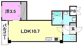 Mayfair南市駅Premium 102 号室 ｜ 愛媛県松山市室町1丁目（賃貸マンション1LDK・1階・34.20㎡） その2