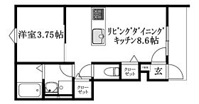 和泉北三丁目新築アパート（仮） 103 号室 ｜ 愛媛県松山市和泉北3丁目（賃貸アパート1LDK・1階・29.41㎡） その2