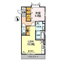 グレイス B201 号室 ｜ 愛媛県松山市立花3丁目（賃貸アパート1LDK・2階・42.00㎡） その2