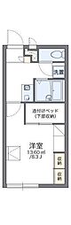 レオパレスエスポワール 1Kの間取図画像